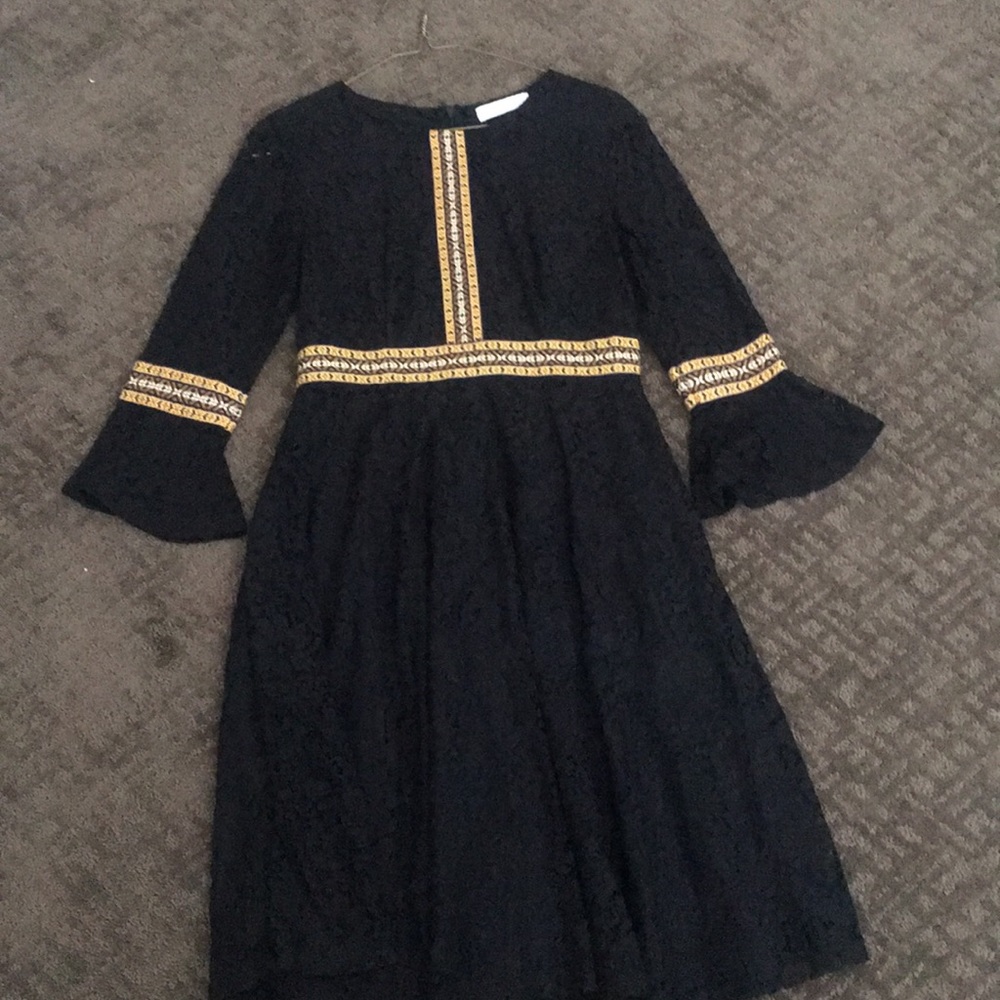 Black knee length dress from Anette